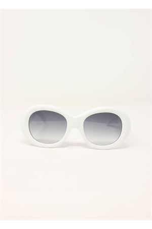 White sunglasses vintage style Capri People | 9030BIANCO